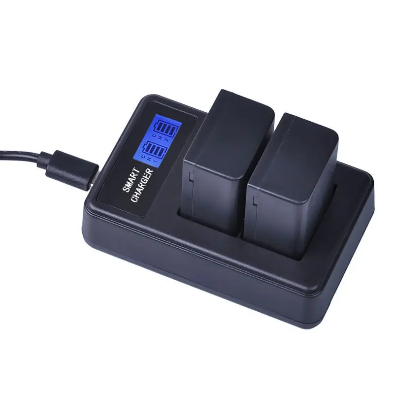 Горячая 3c-для Dmw-Bmb9E Usb ЖК-дисплей двойной порт зарядное устройство для Panasonic Lumix Dmc