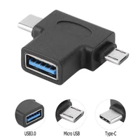2in1 usb type cmicro usb type b to usb 3 0 a female adapter otg connector for android phone laptop usb drive mouse keyboard