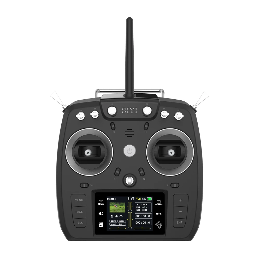 

Радиопередатчик дальнего действия SIYI FT24 2,4G 12CH 15 км с OTA мини-приемником для Дронов TBS Crossfire/ Frsky R9M радиочастотный модуль FPV