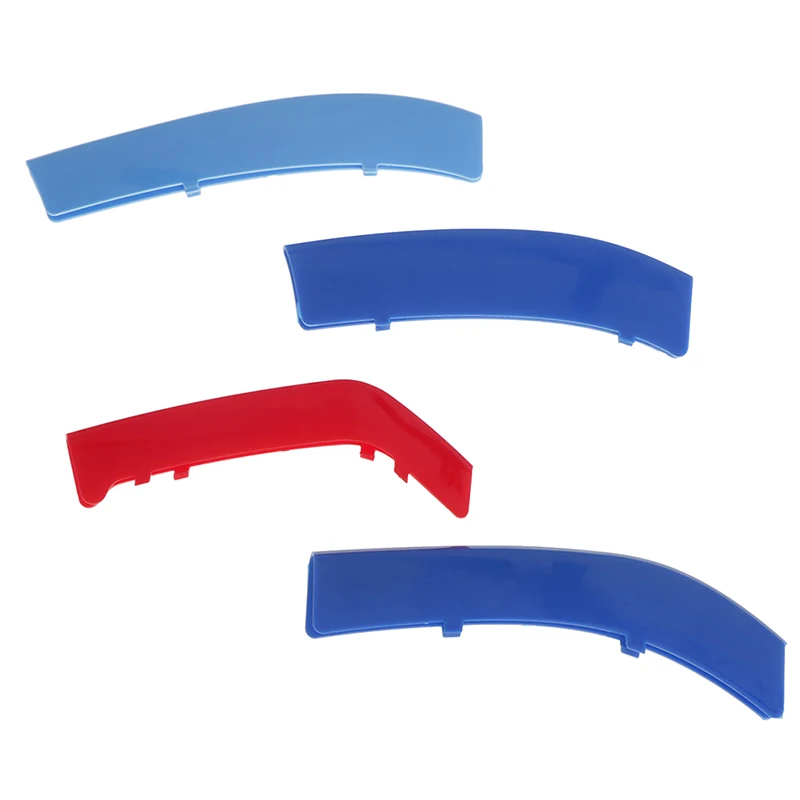 

3pcs/lot 3D Car Front Grille Trim Strips Cover Motorsport Stickers For BMW F30 F10 3 5 Series M Power Performance Accessories