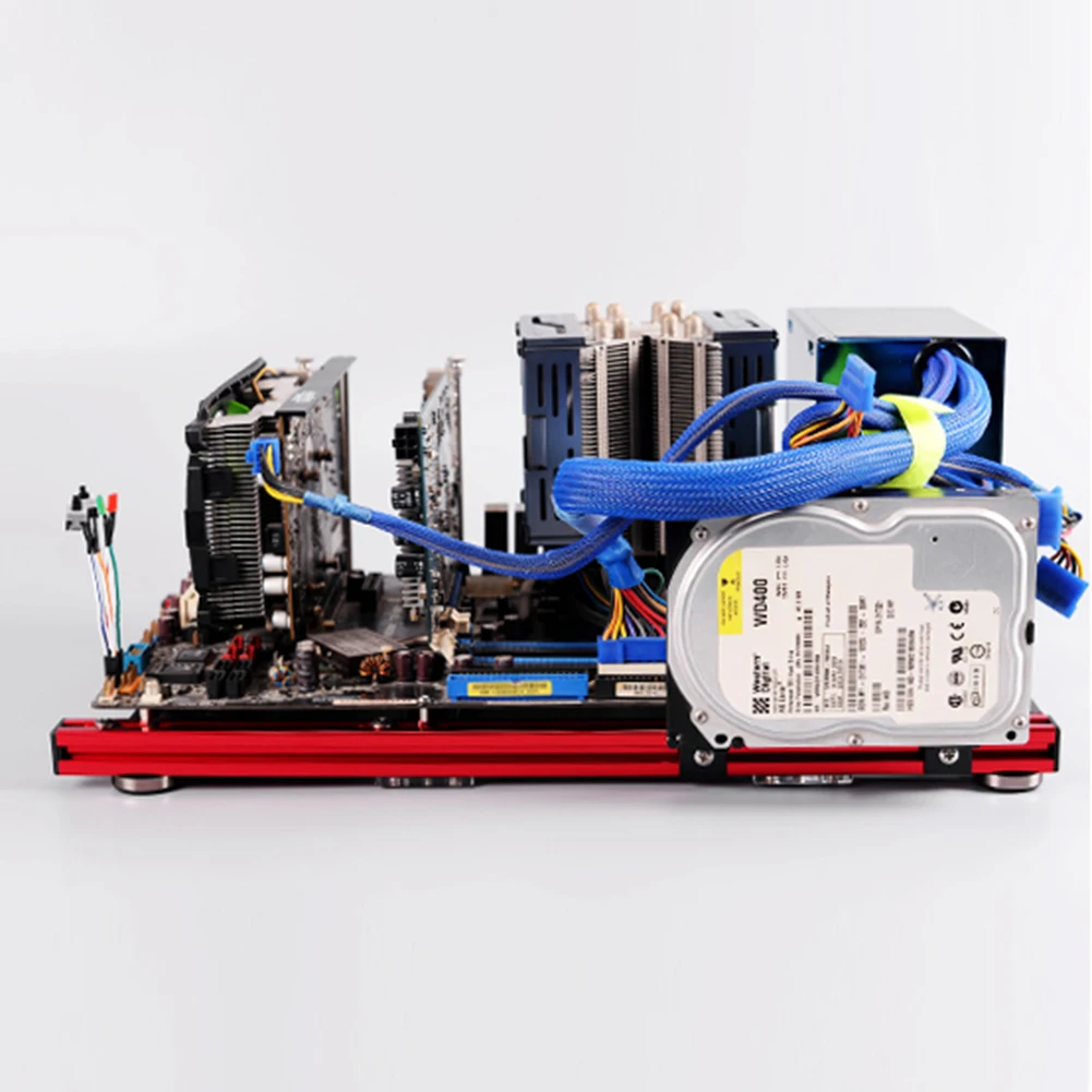 DIY открытая рама из алюминиевого сплава ATX материнская плата ПК чехол для разгона