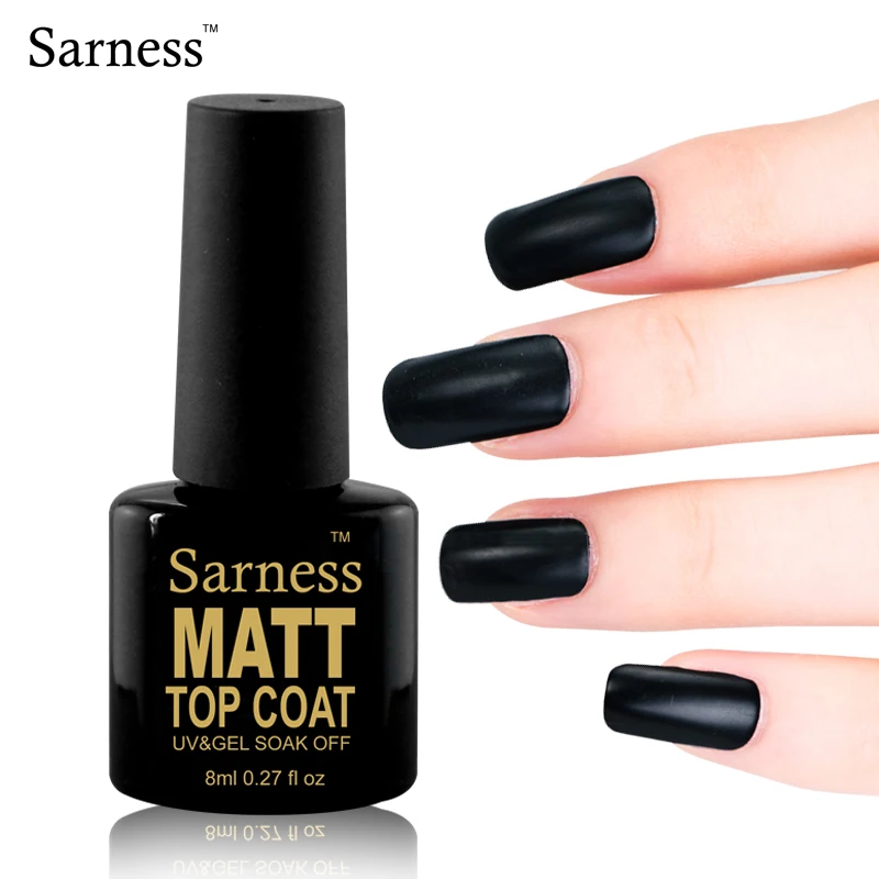 Sarness Matt Top Coat гель для ногтей полупостоянная грунтовка лак верхнее покрытие