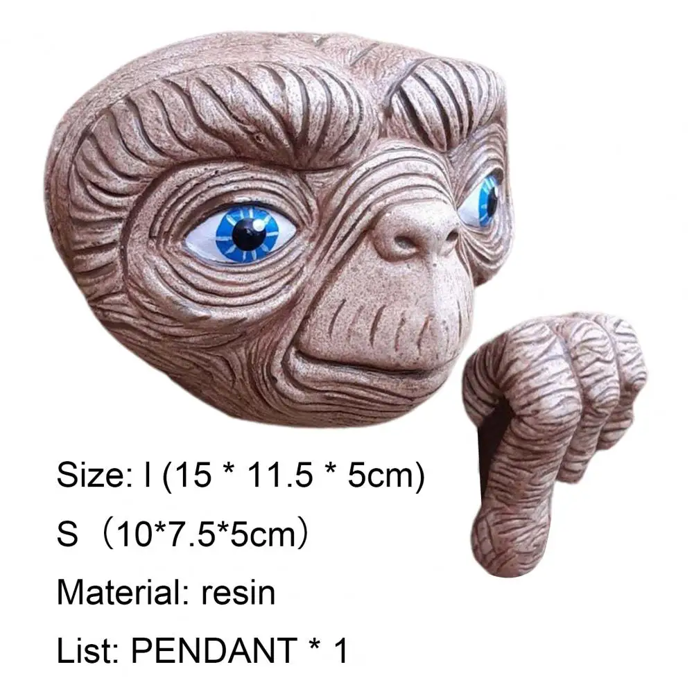 

Pendant Decorative Resin Durable Practical Monkey Head Pendant Ornament Wall Decoration