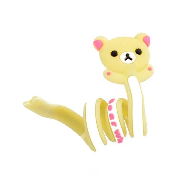 25 см милый однотонный провод шнур веревка USB зарядное устройство кабель катушка