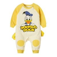 disney baby rompers toddler girl winter clothes baby boys clothing infant kids clothes donald duck baby clothes autumn jumpsuit