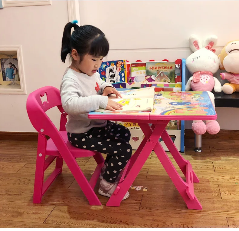 Детский мебельный костюм домашний стол детские игрушки для изучения маленький