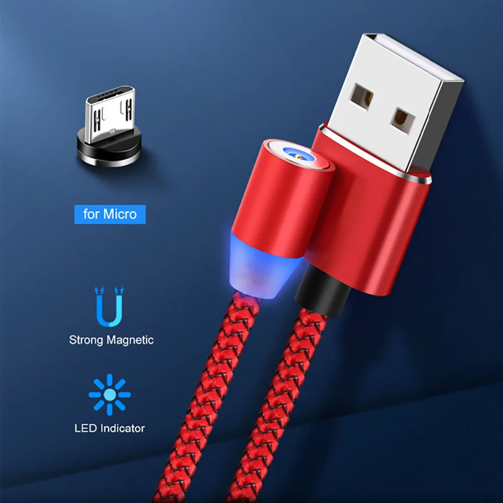 Магнитный кабель Micro USB для Samsung galaxy A10 J7 S4 S7 edge A3 A5 2016 J3 J5 A6 A7 2018 быстрая мобильный