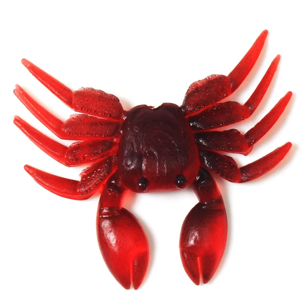 1Pcs Artificial Crab Lure Bait 3D Simulation Fishing Lures Soft Fish with Sharp Hooks June 17th | Спорт и развлечения