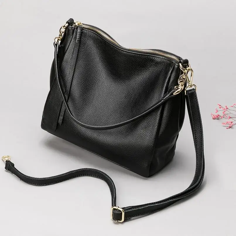 Сумка женская из натуральной коровьей кожи большая вместимость 2020|Сумки с