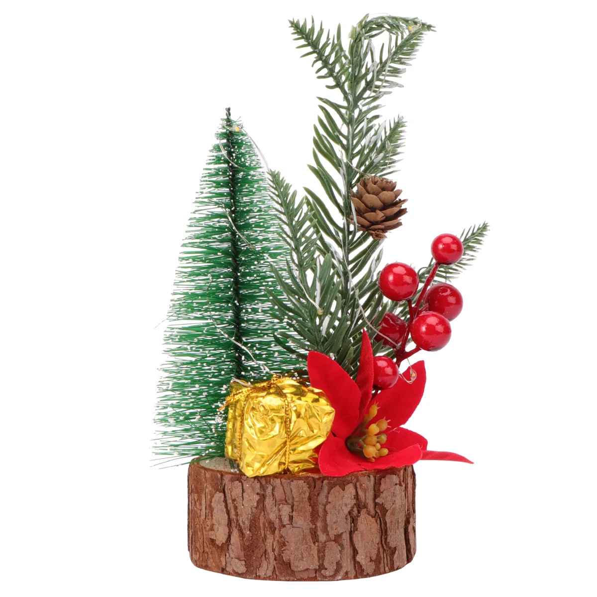 

1 шт. Рождественский декоративный светлый деревянный праздничный Настольный Декор осветительный Декор