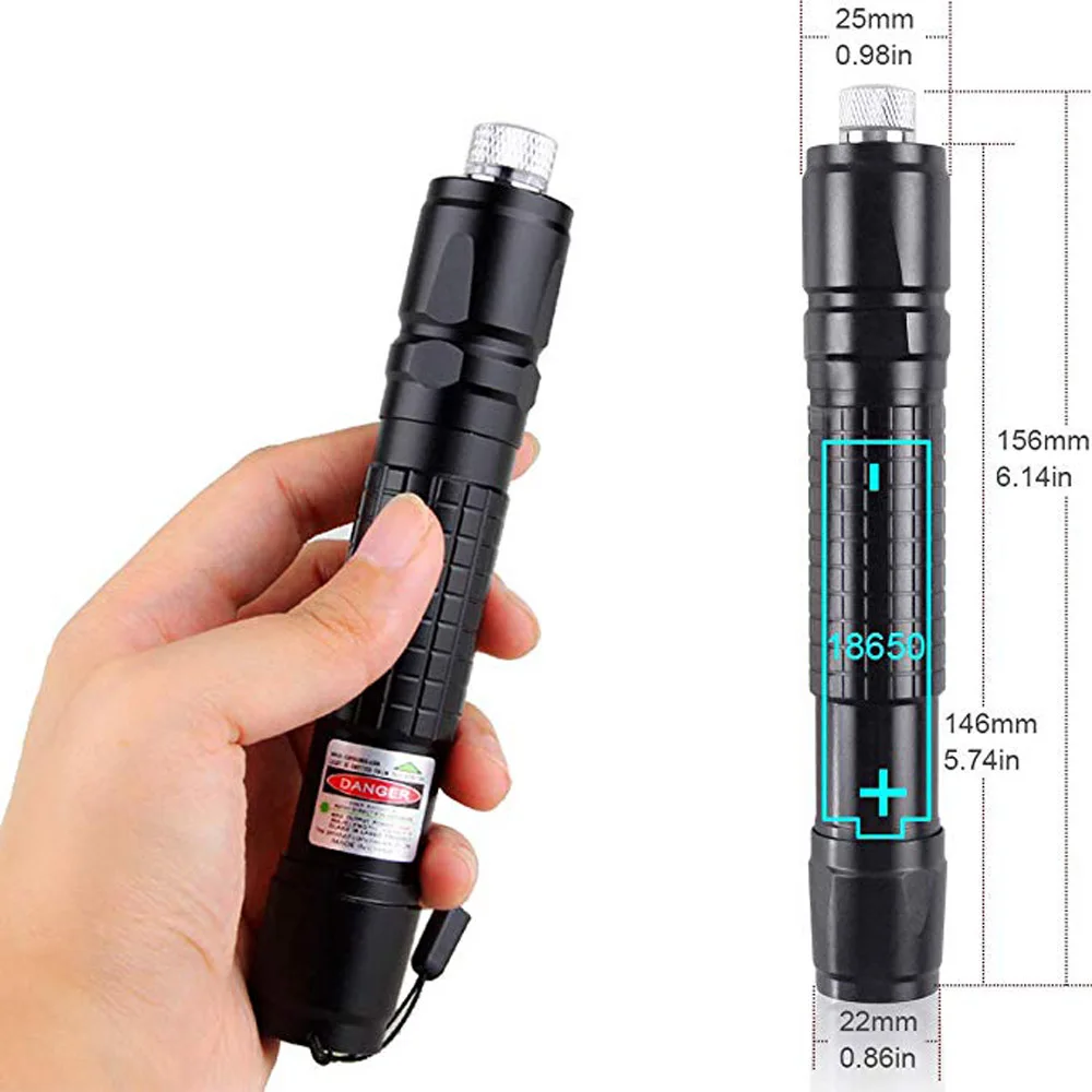 Зеленая лазерная указка Hight Powerful10000 m 5mw Lazer pen 5 шт колпачок горящая спичка с