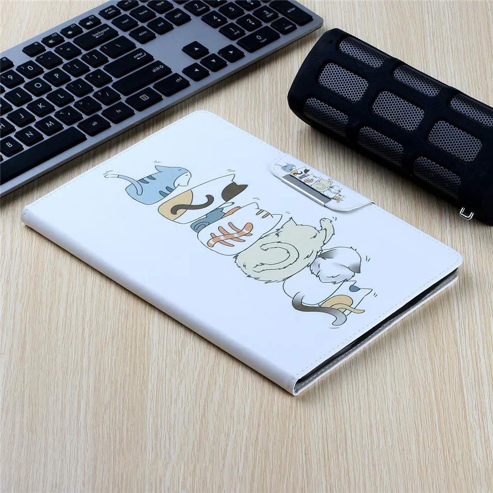 

Cartoon Printed Case for Samsung Galaxy Tab S6 10.5 SM-T860 SM-T865 Funda Shell with Card Slot Shockproof Tablet Portable Cover