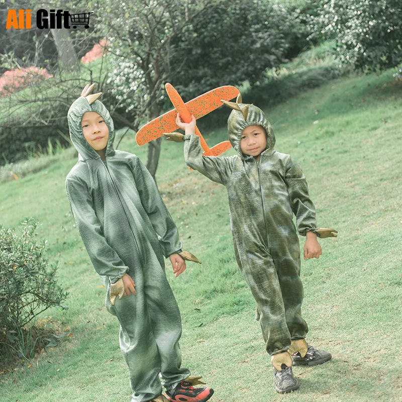 Новый тираннозавр Динозавр Детский Юрский Мир Хэллоуин Косплей Костюм шоу