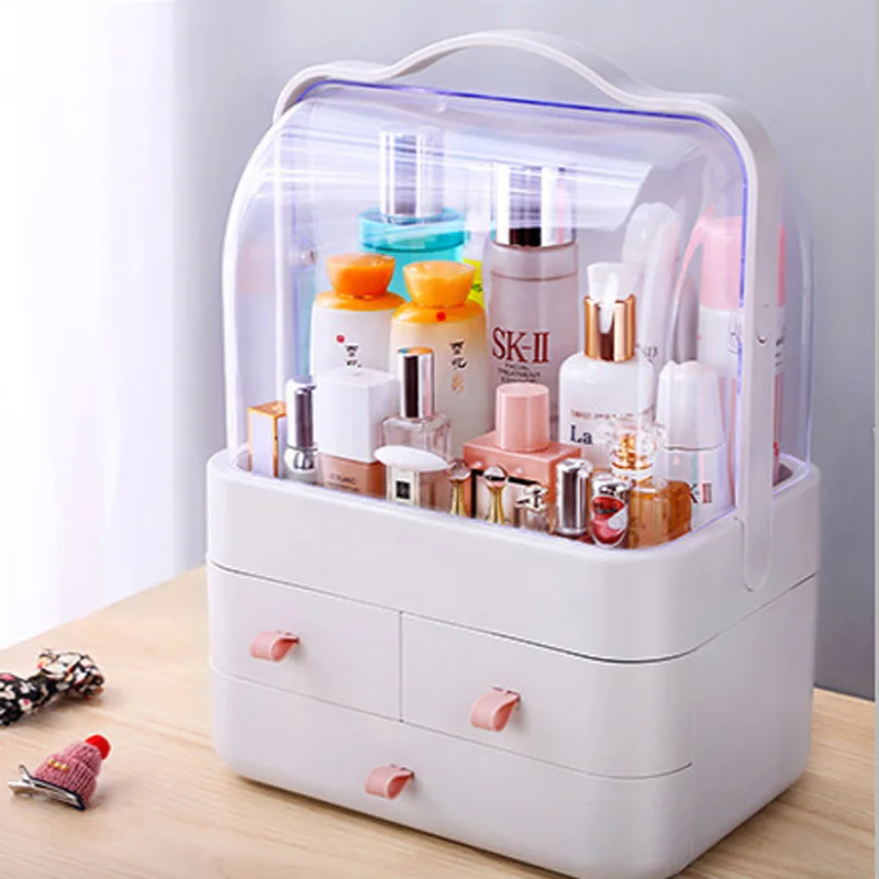 

011 Cosmetic Storage Box Portable Imitation Dust Storage Box