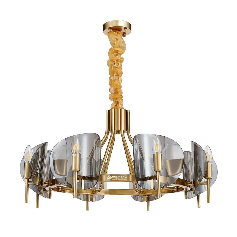 Роскошная светодиодная люстра в стиле постмодерн светодиодный простой