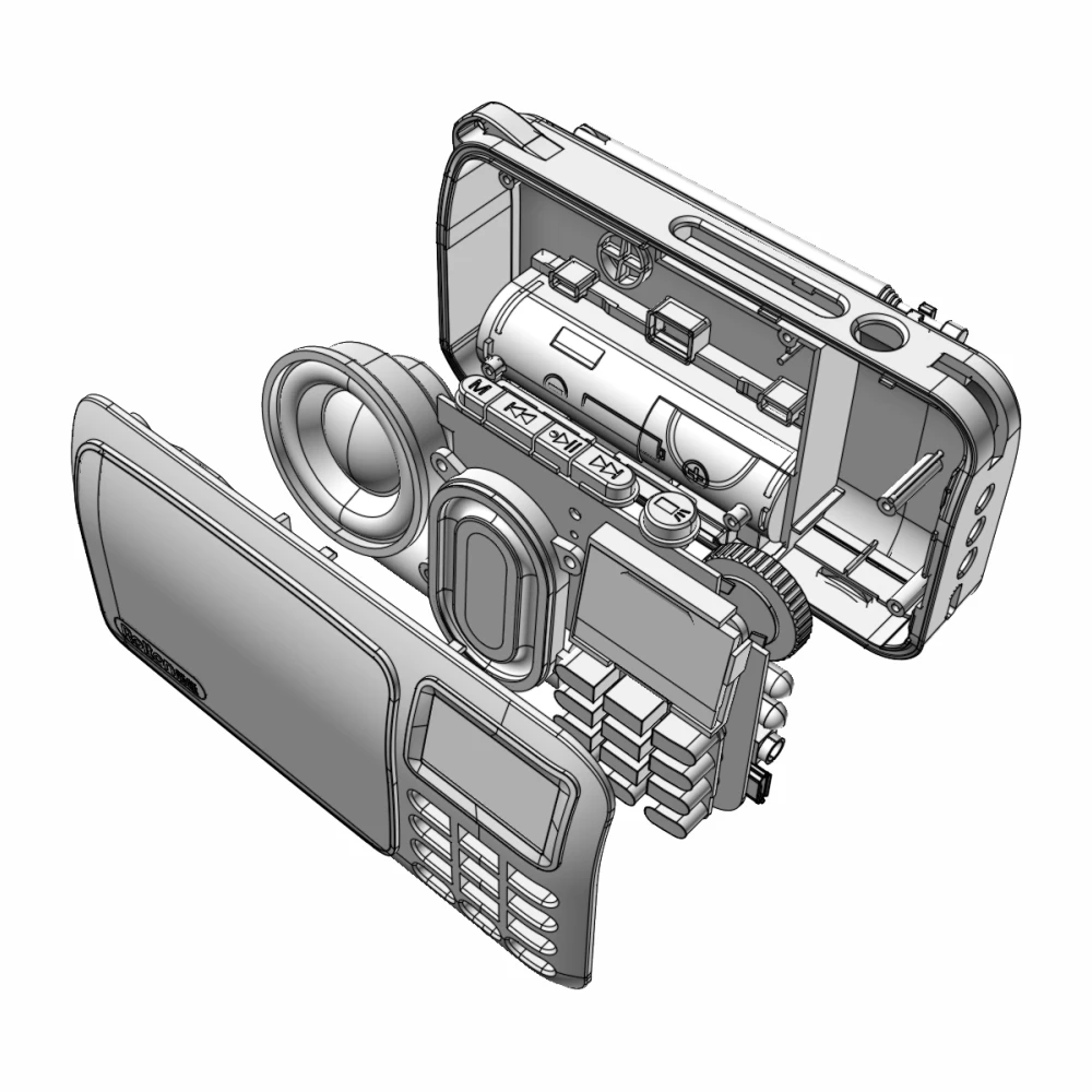 Портативный мини динамик Rolton W405 музыкальный плеер fm радио tf карта USB для ПК iPod