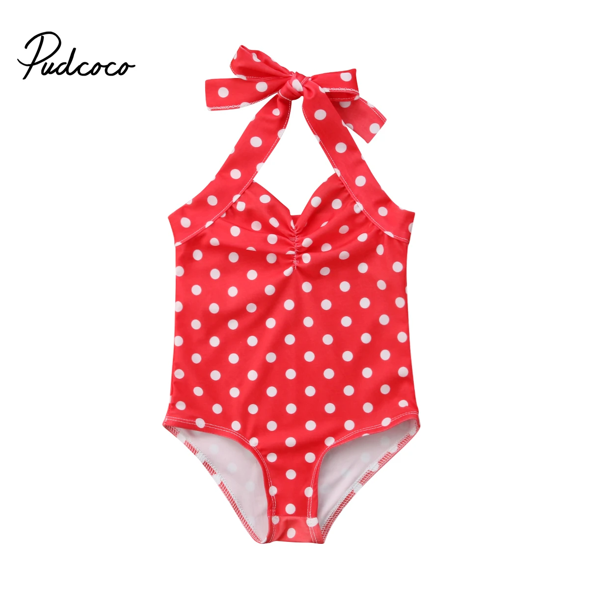 Летний купальник в горошек для новорожденных девочек | Детская одежда и обувь