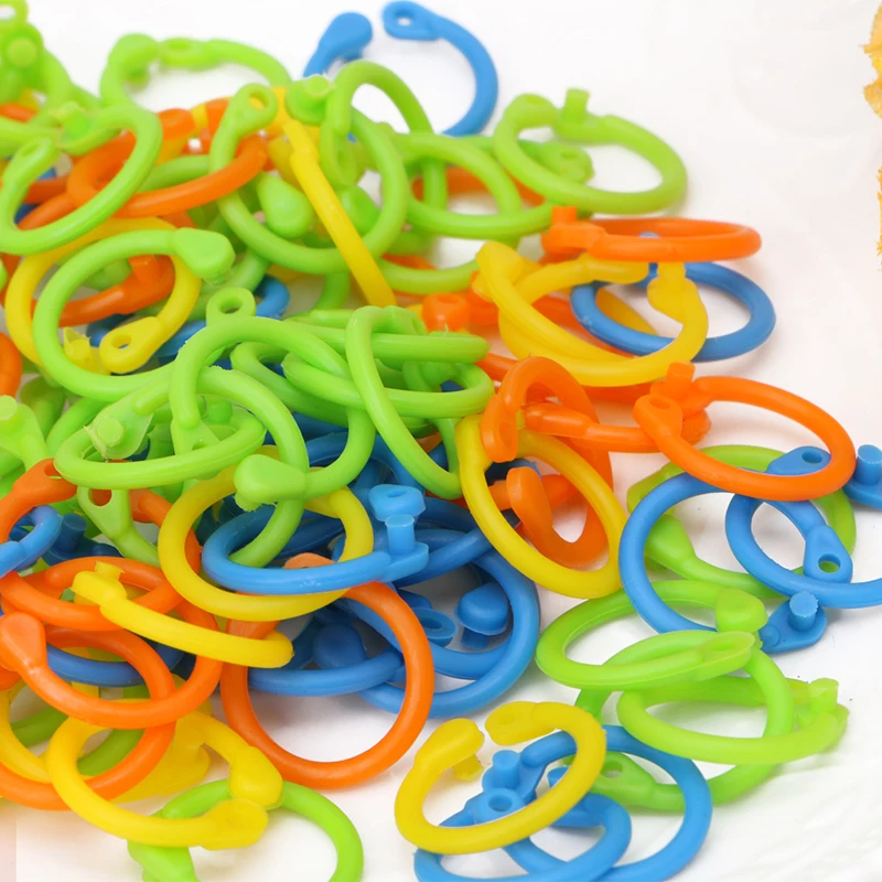 2020 Новые 100 шт Красочные Вязание стежка маркеры вязание крючком инструмент