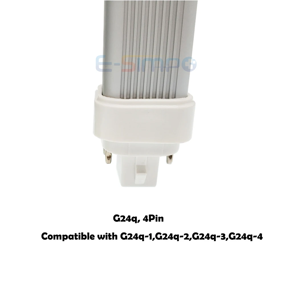 5 шт. CFL замена g24 Светодиодные g24d-1 G24d-3 g24q-2 g24q-4 AC85-300V led pl лампа реальная мощность 9 Вт 11 Вт SMD 2835 светильники лампы
