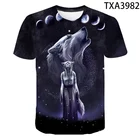 Лето 2020, футболки с 3D принтом, новая футболка с короткими рукавами с животными, модная повседневная футболка для мальчиков и девочек, для мужчин, женщин и детей, крутые топы, футболка