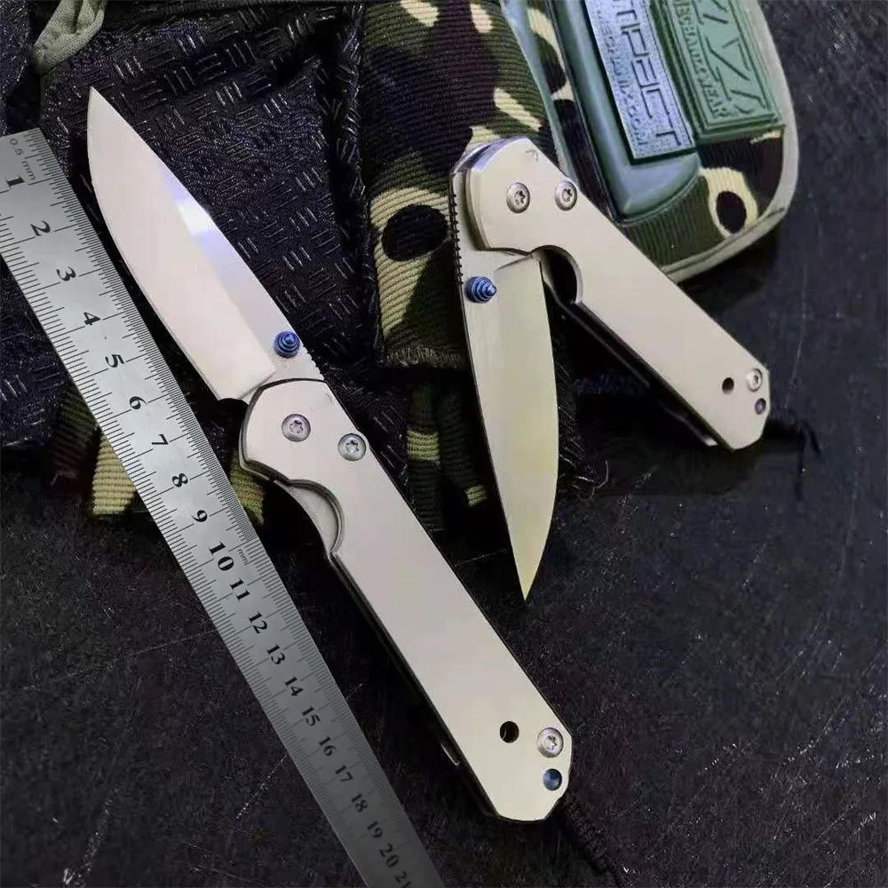 

Chris Reeve Folding Pocket Knife High Hardness 5CR15 Blade All Steel Handle Outdoor Edc Survival Tool Bushcraft Hunting Knives