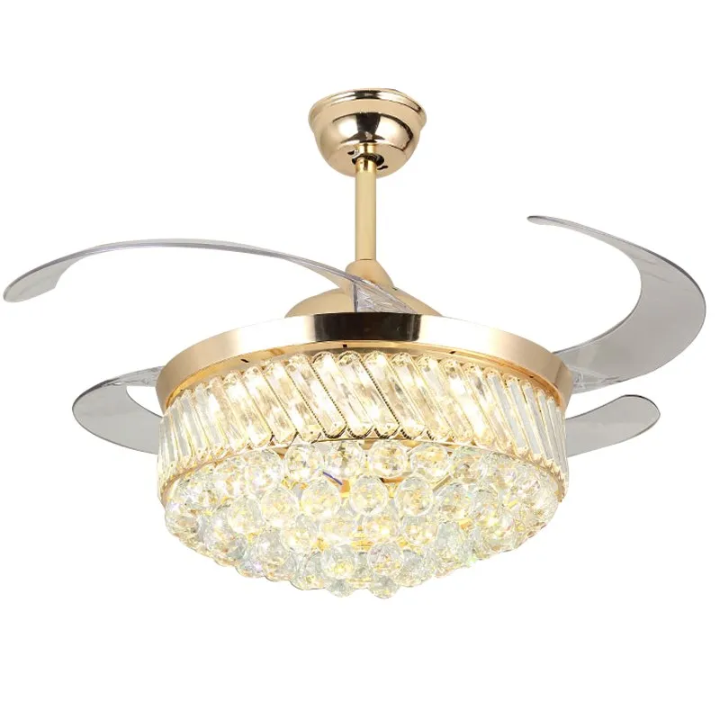 OUFULA современный потолочный вентилятор лампы с дистанционным управлением