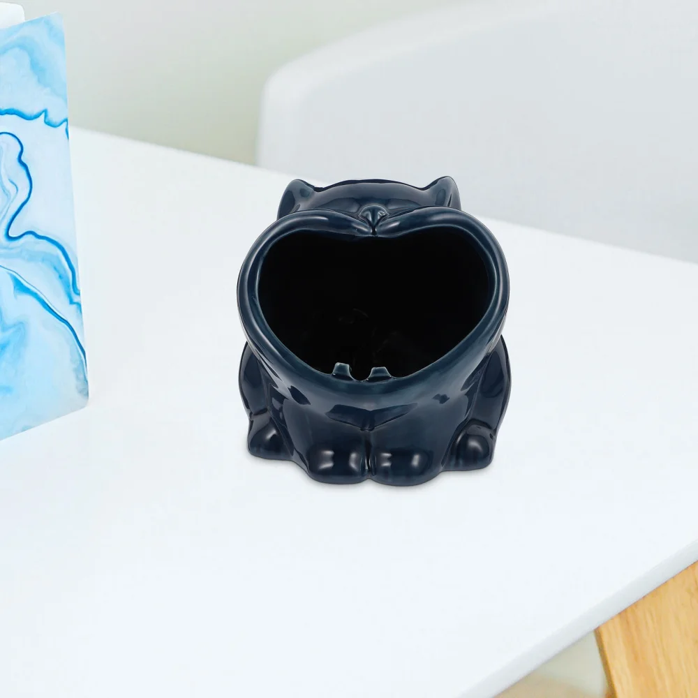 

Creative Cat Shape Ashtray Desktop Ash Container Ashtray With Lid For Home Decor