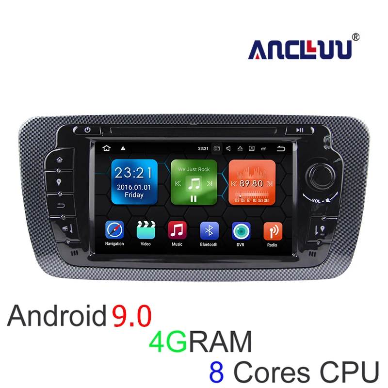 4G RAM Android 9 0 автомобильный DVD GPS навигатор для SEAT Ibiza 2009 2010 2011 2012 2013 стерео радио с wifi