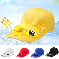 new sunscreen solar powered fan hat summer outdoor sport hat sun protection cap with cool bicycling climbing baseball hats