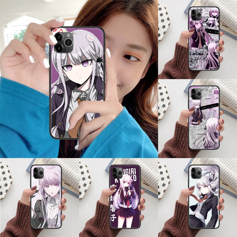 Чехол Kirigiri Kyouko Danganronpa аниме для телефона IPhone 5 6 7 8 S SE Plus X XS XR 11 12 Mini Pro Max 2020 черный prime