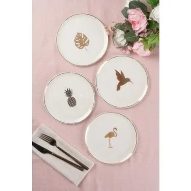 

Экзотическая тарелка для торта Porland, 4 шт., 18 см, 472539156 дюйма