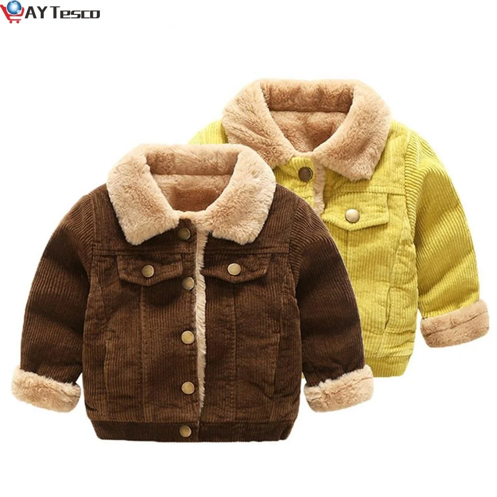 

Детская плюшевая куртка на мальчика и девочку, на осень/зиму