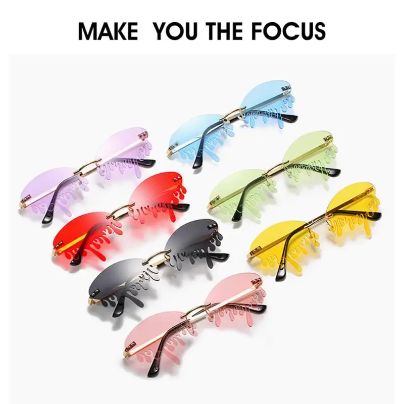 

HOT！7 Color Outdoor Sports Cycling Driving Sunglasses Ocean Film Tears Sunglasses For Women Beach Glasses Alloy Frame Glasses