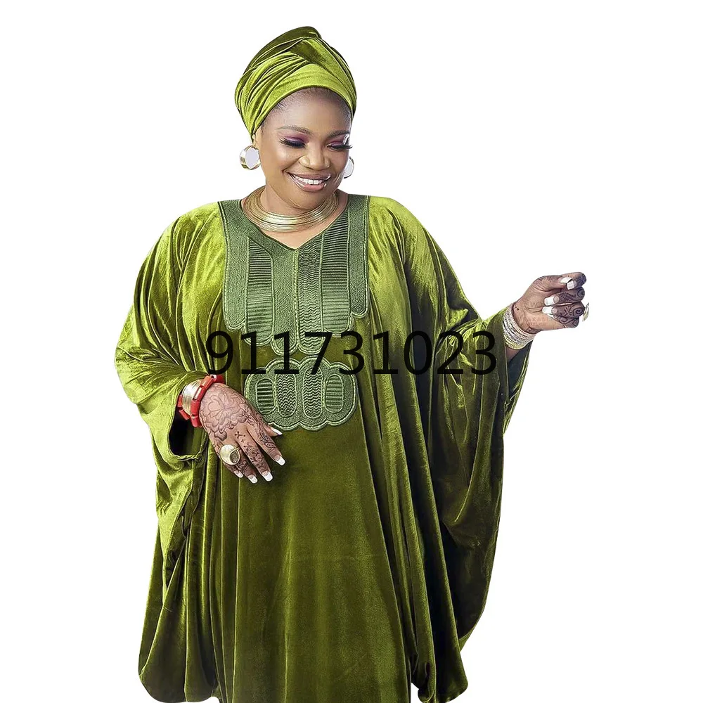 Женское платье в африканском стиле летнее зеленое Дашики 2021 | Тематическая