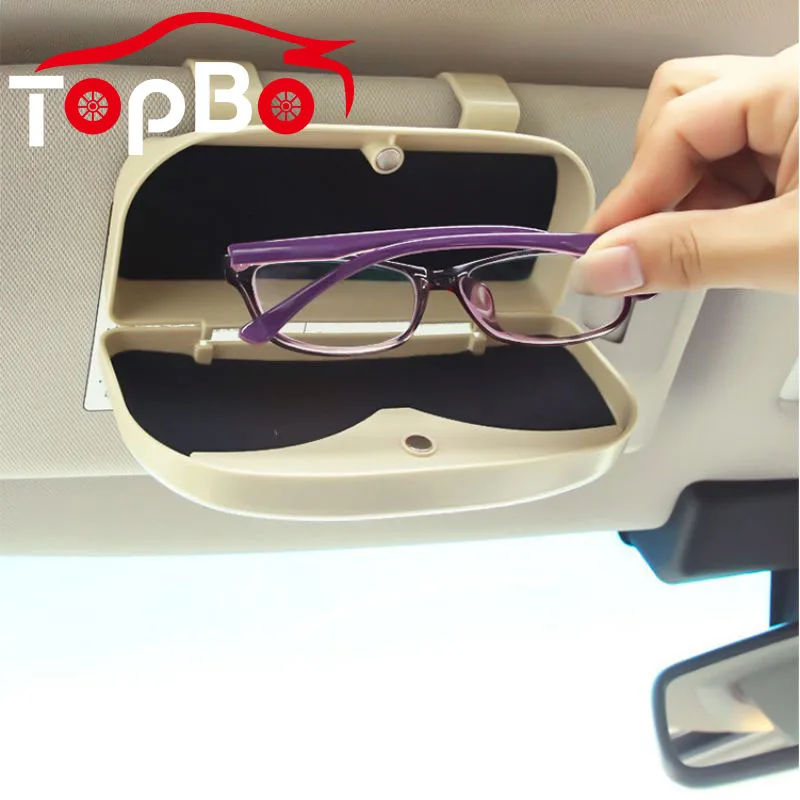 

Universal Car Magnetic Glasses Storage Box Car Sun Visor Sunglasses Case Holder Auto Interior Accessories Sunshade Glasses Cases