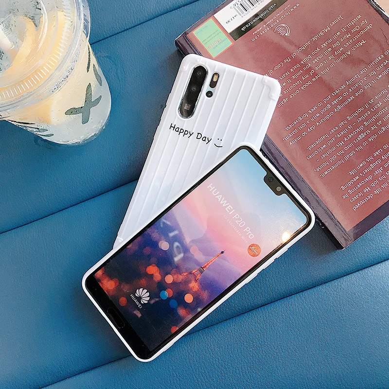 Lucky happy day чехлы для huawei P20 P30Lite Mate20 Pro 3D Полосатый Мягкий чехол из ТПУ для Honor 10 20 Nova 3 4 5Pro 5i задняя крышка fundas