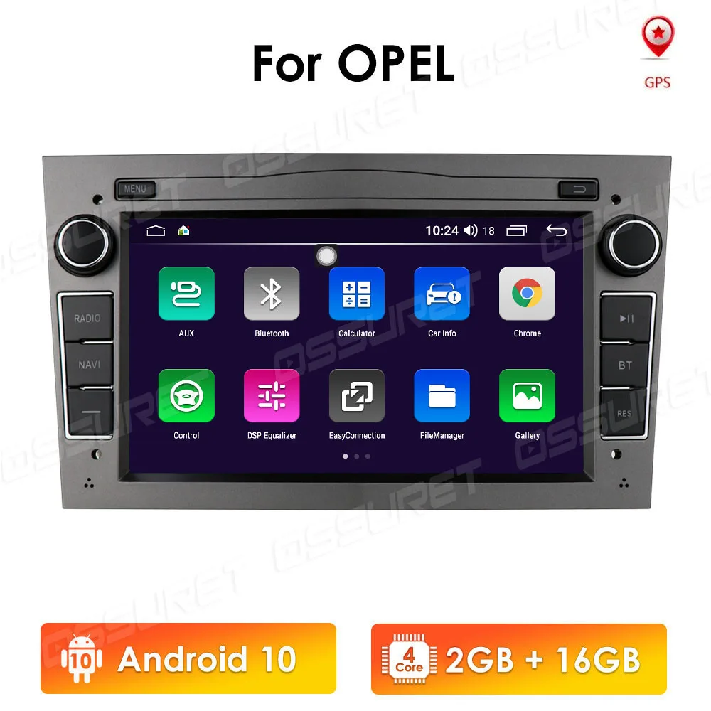 Автомагнитола 2 Din мультимедийный проигрыватель на Android 10 с 7 &quotэкраном GPS Wi-Fi