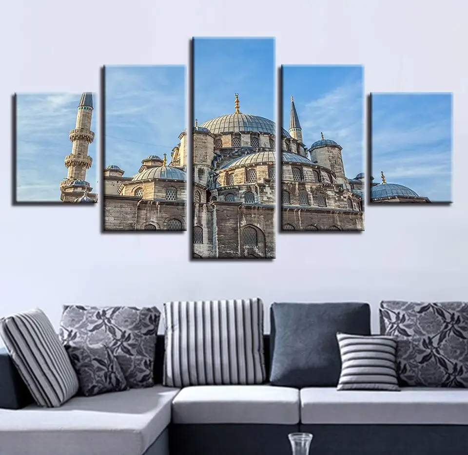 Современная рамка HD печатные настенные картины 5 шт. семейная комната домашний