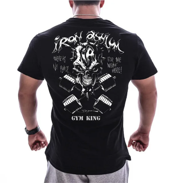 T-shirt 1 Футболка Homme для бега, мужские дизайнерские быстросохнущие футболки для бега, облегающие футболки для бега, спортивные мужские футболки для фитнеса, тренажерного зала, футболки для мышц - Цвет: T-shirt 1