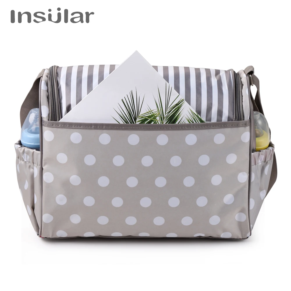 Водонепроницаемая нейлоновая сумка для подгузников Insular вместительная мам