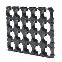 20304050 pcs 18650 battery 4x5 cell spacer radiating shell pack plastic heat holder black drop shipping support