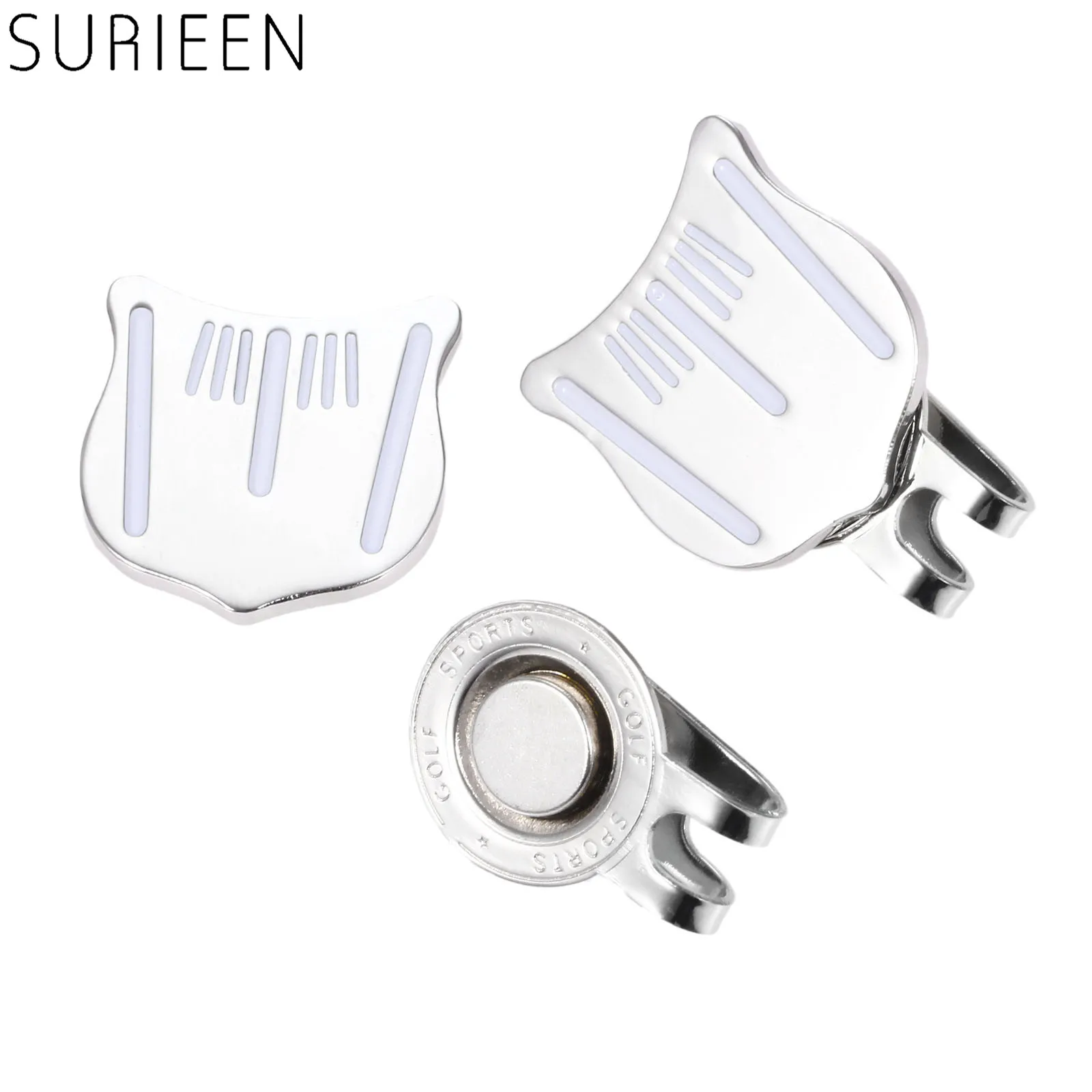 1 шт. сплав Магнитный зажима и шара для игры в гольф шлема выравнивания стремясь