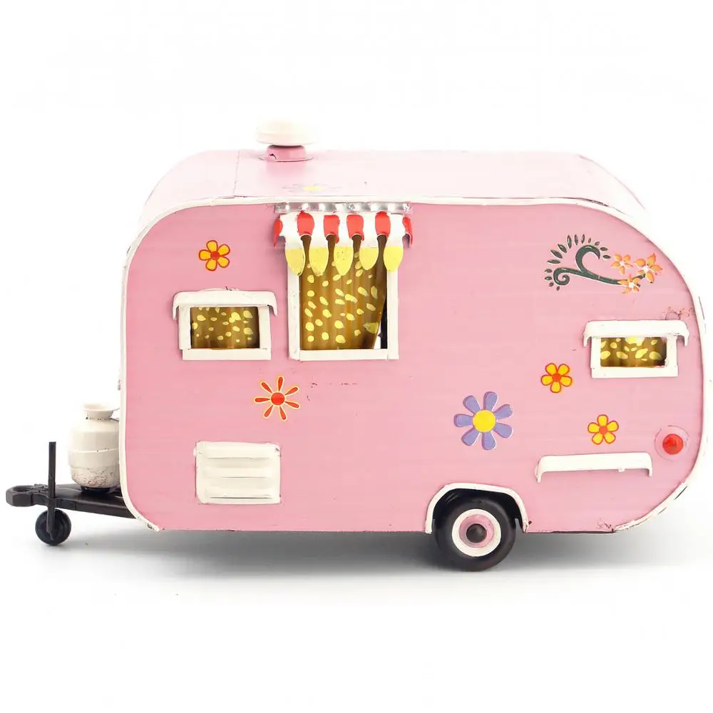 Железная ретро-модель автомобиля семейное украшение походный Автомобиль RV