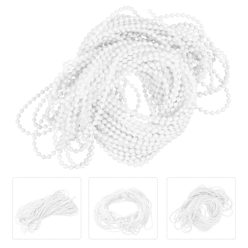 

1 Roll 20m Pearl Garland String Chain Spool Beads Chain for Roller Blind