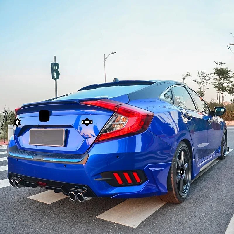

Decoration Aileron Voiture Rear Tuning Accessories Car Roof Trasero Aleron Wing Spoiler 2016 2017 2018 2019 2020 FOR Honda Civic