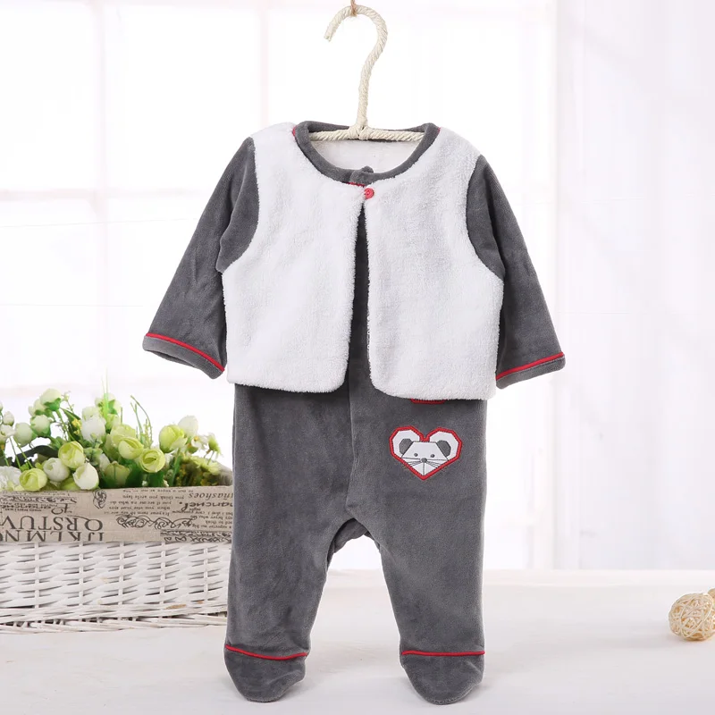 Детский велюровый комбинезон комплект из 2 предметов одежда для девочек и