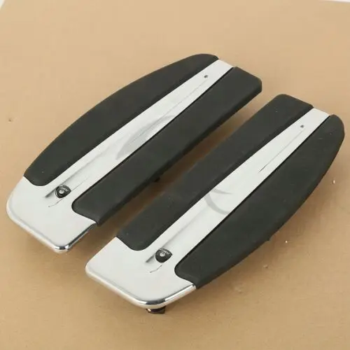 Motorcycle L&ampR Slipstream Floorboard Footboard For Harley Softail Models FLSTC FLSTN FLSTF chrome/black | Автомобили и