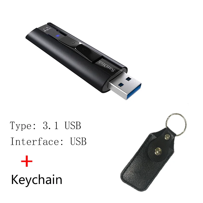 Флеш-накопитель USB sandisk 256, 128 ГБ, высокая скорость, Макс., 420 м, флешка, 128 ГБ, 256 ГБ, флеш-накопитель, 3,1 USB флешка, диск на ключ, память для телефона - Цвет: CZ880 BB