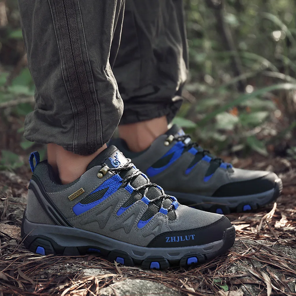 Дышащие сетчатые мужские треккинговые ботинки уличные парные горные кроссовки