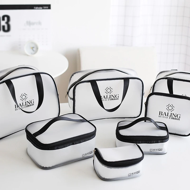 Упаковочные кубики прозрачный скраб водонепроницаемые косметички для макияжа